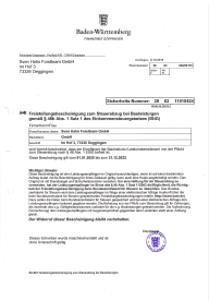 Freistellungsbescheinigung