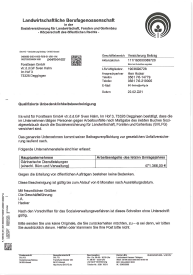 Unbedenklichkeitsbescheinigung